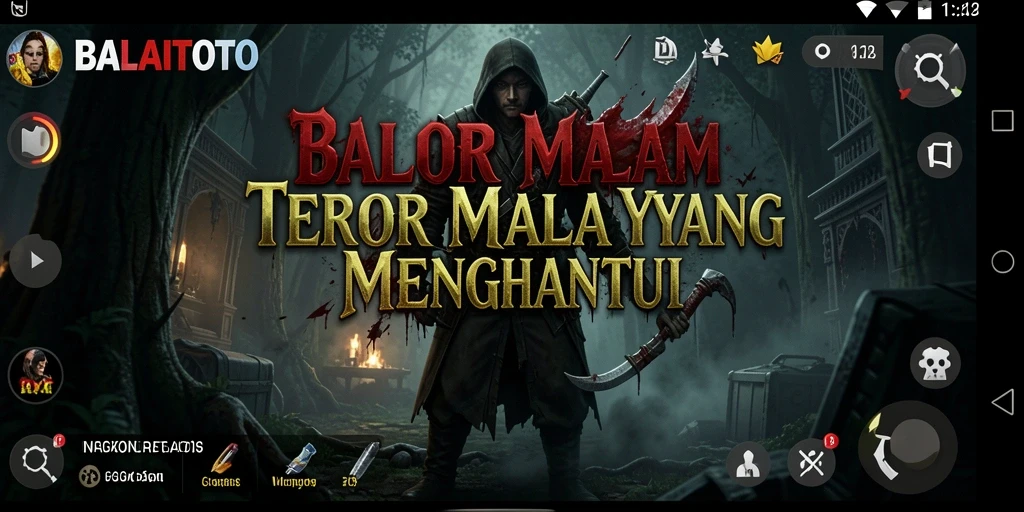 Gameplay menegangkan di BALAITOTO dengan suasana Horror yang mencekam.