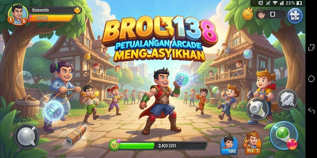 Tampilan gameplay seru dari BRO138 dengan tantangan menarik.