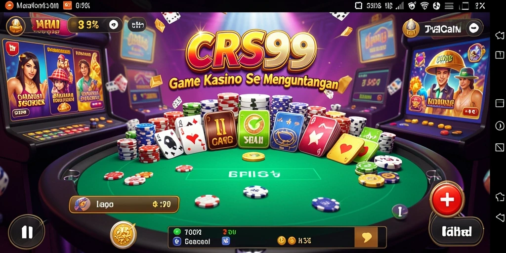 Tampilan gameplay Kasino yang menarik di CRS99 dengan berbagai pilihan permainan.