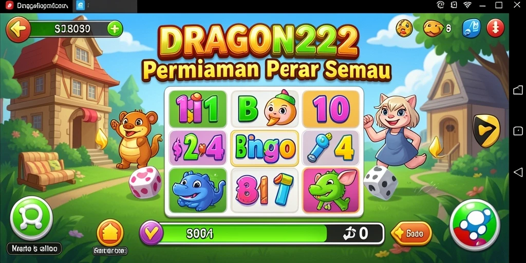 Screenshot gameplay DRAGON222 yang menarik dengan suasana Bingo yang seru.