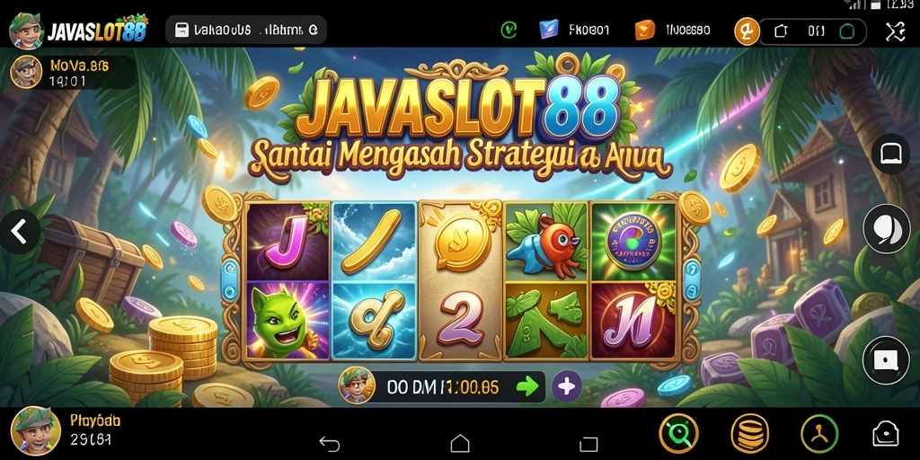 Screenshot gameplay <strong>JAVASLOT88</strong> yang menampilkan berbagai mesin slot menarik.