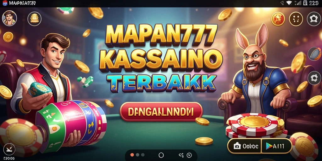 Tangkapan layar utama gameplay kasino MAPAN777 yang mengasyikkan.