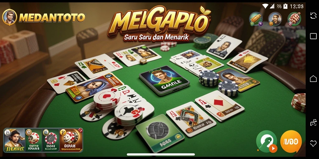 Tampilan menarik saat bermain Gaple di MEDANTOTO.
