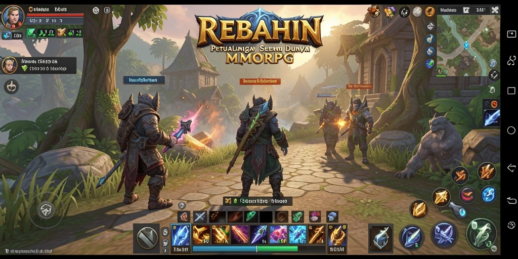 Gameplay seru di dunia ajaib REBAHIN.