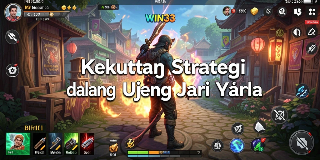Screenshot utama WIN33 menunjukkan pertempuran strategis yang mendebarkan.