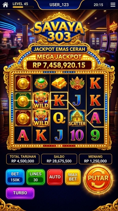 Tampilan antarmuka savaya303 yang sederhana dan intuitif.
